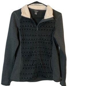 Eddie Bauer Long Sleeve Zip Up Sweater Size Small